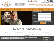 Tablet Screenshot of parquedorado.com